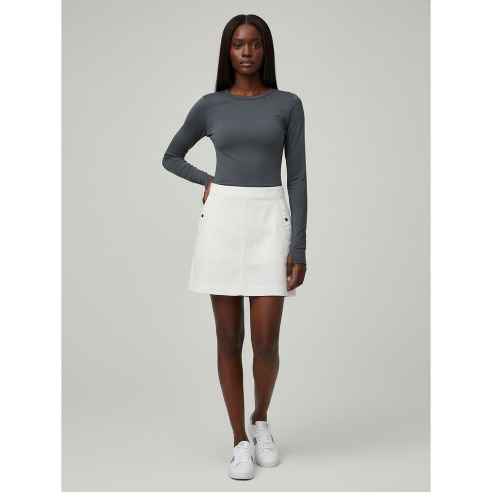 Athleta Vienna Cargo Skort Off White Cream Off White Size 10 Hiking Casual Golf